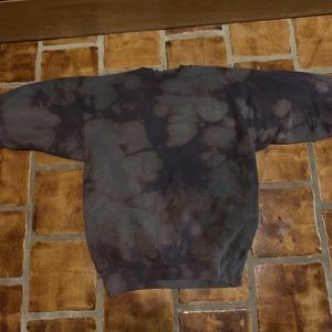 Bleach tie dye sweatshirt